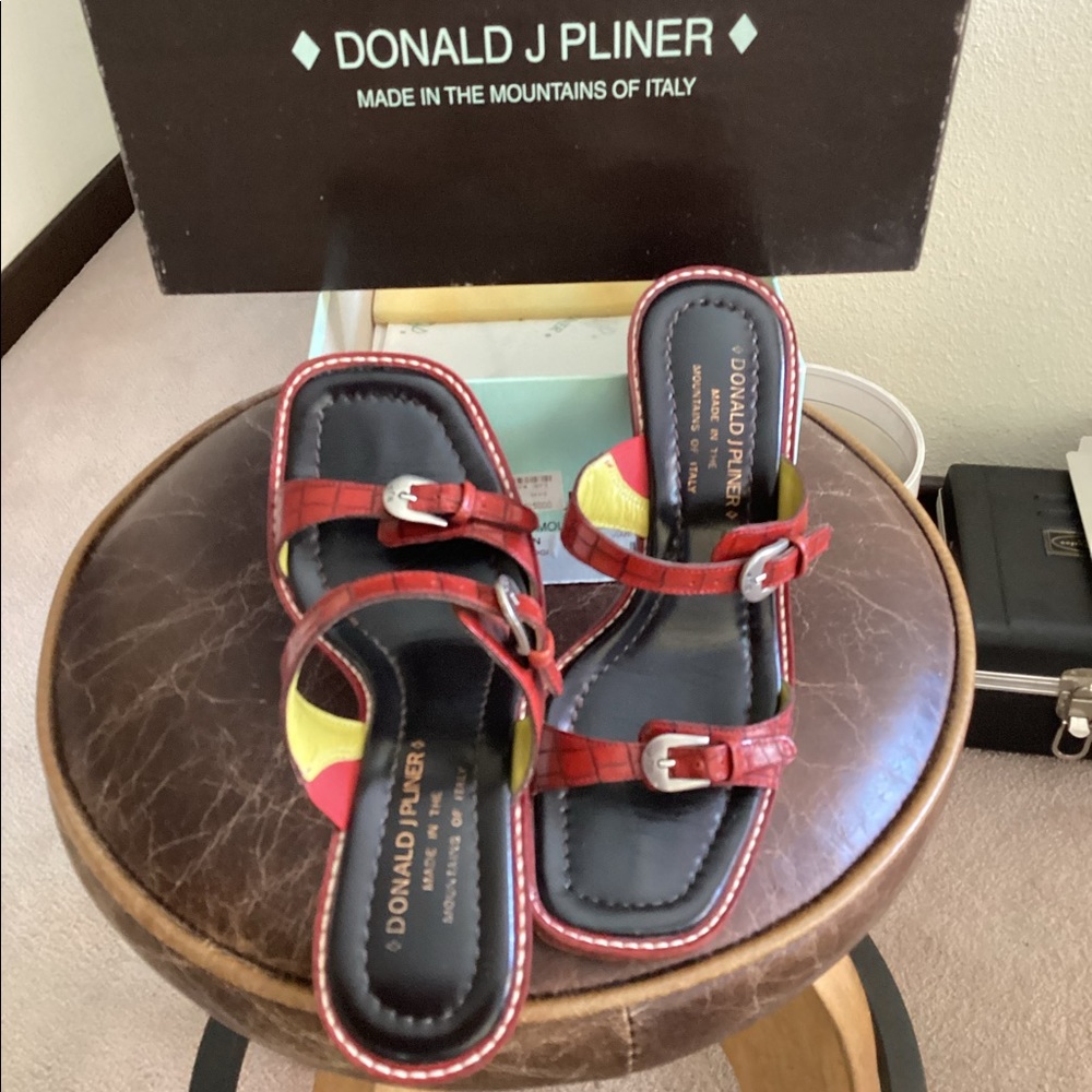 Red sandals